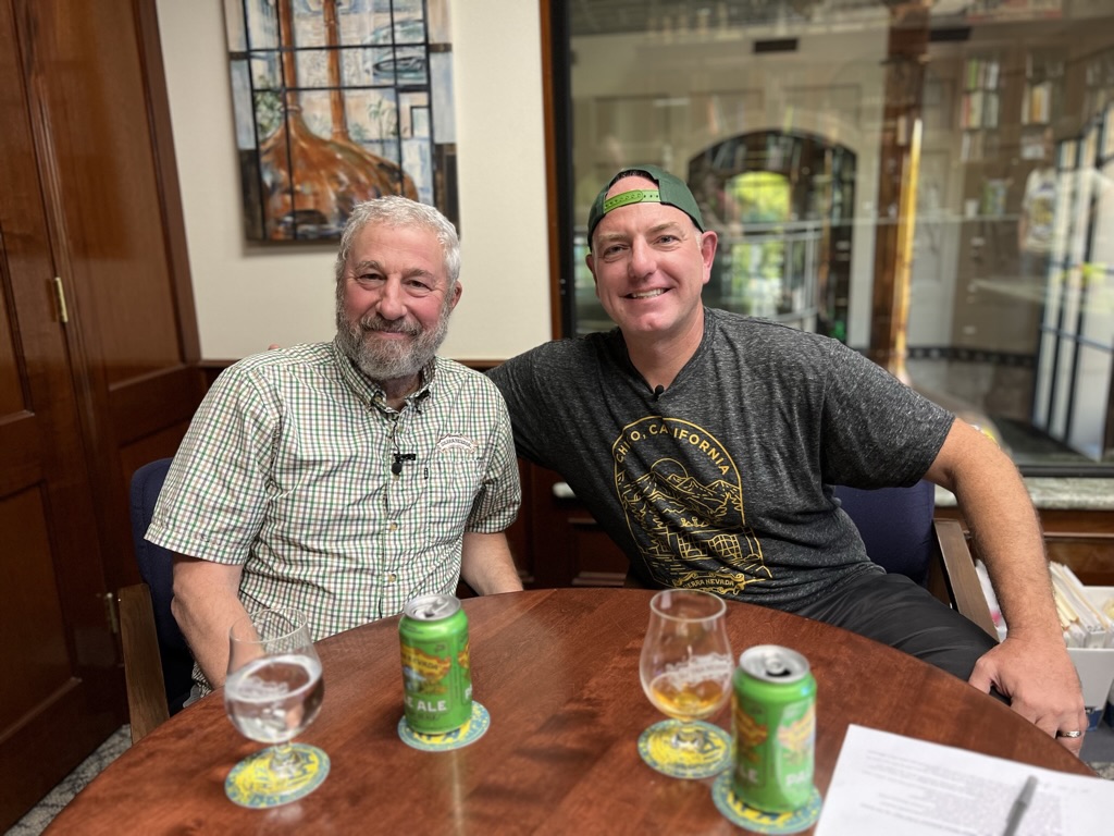 On location with Ken Grossman of Sierra Nevada Brewing Co.
