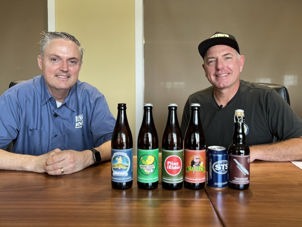 On location with Vinnie Cilurzo of Russian River Brewing Co.